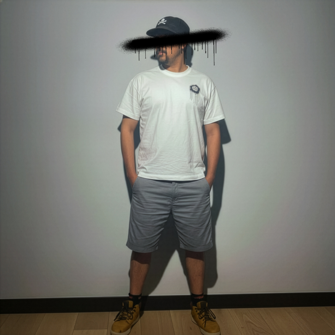 "The White Tee with Logo"